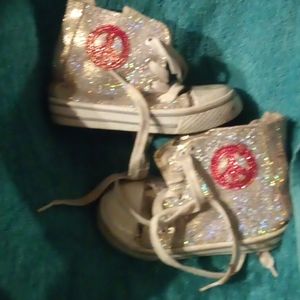Glitter high top infants